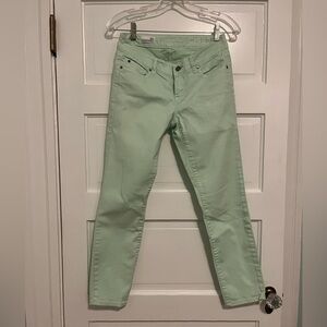 Women's Mint Green Jeans